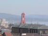 L'glise en rouge  the church in red